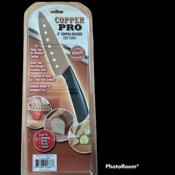 CopperPro - 6” Copper Infused Chef’s Knife - Picture 7 of 7